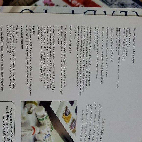 Ready to Paint Series: Ready to Paint Watercolour Flowers by Wendy Tait (2008) - Picture 5 of 11